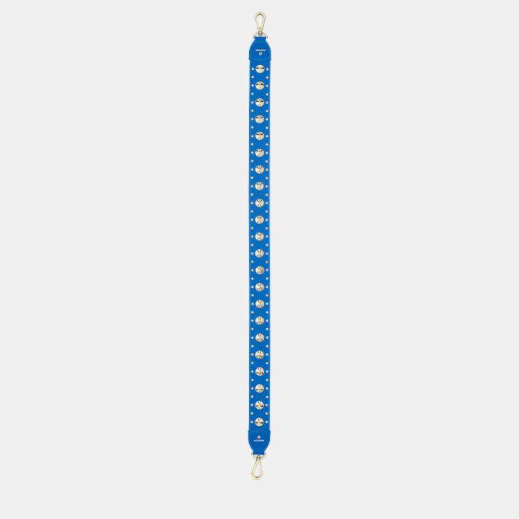 Pre Owned Aigner Cyan blue shiny light gold Metal FASHION Cyan blue Strap