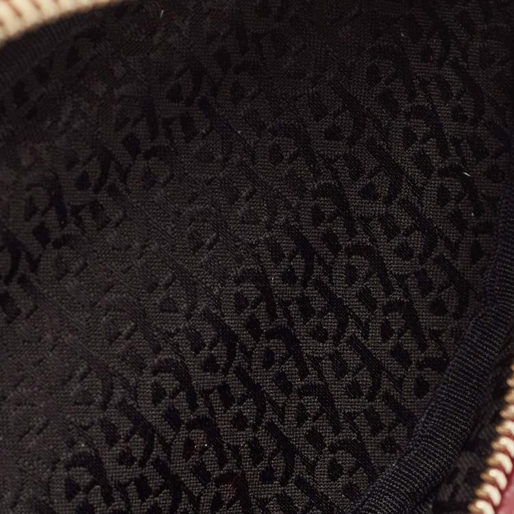 Pre Owned Aigner Burgundy Leather Small Serena Belt Bag