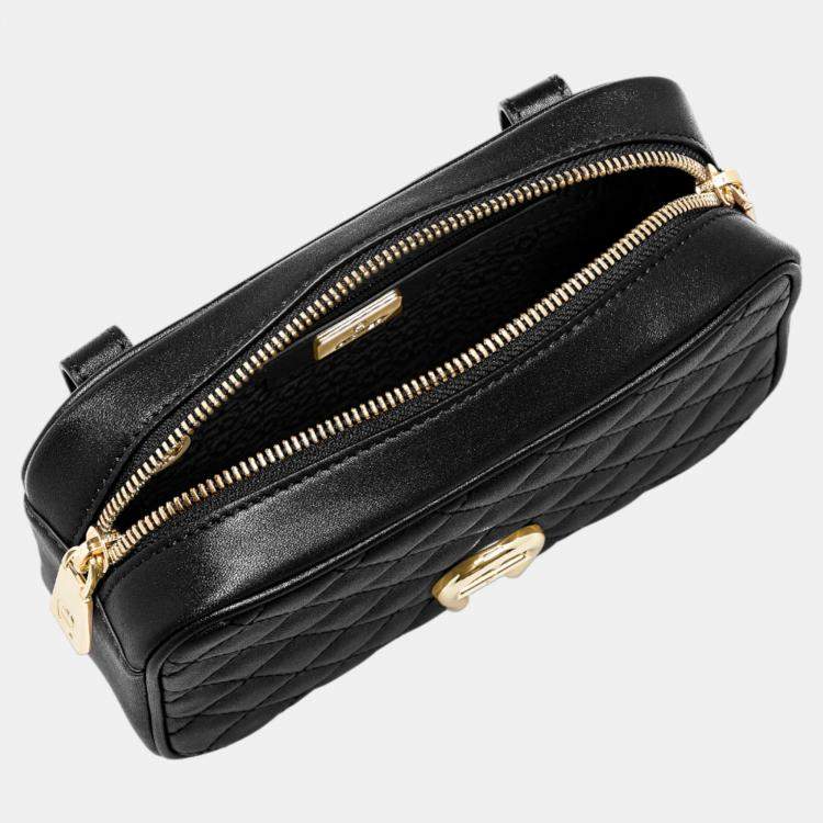 Pre Owned Aigner Black Fashion Coordinates Garda Belt Bag