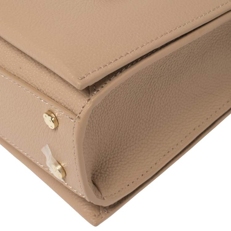 Pre Owned Aigner Beige Leather Lana City Tote