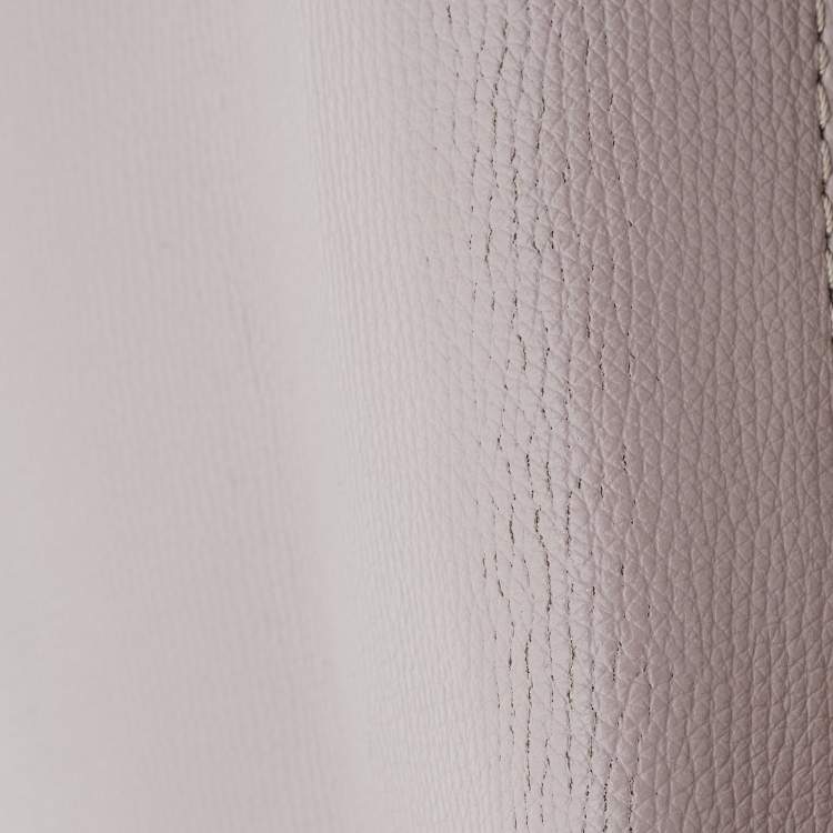 Pre Owned Aigner Lilac Leather Jada Top Handle Bag