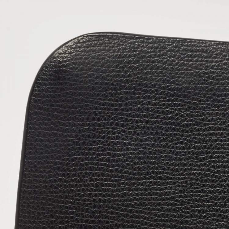 Pre Owned Aigner Black Leather Grazia Shoulder Bag