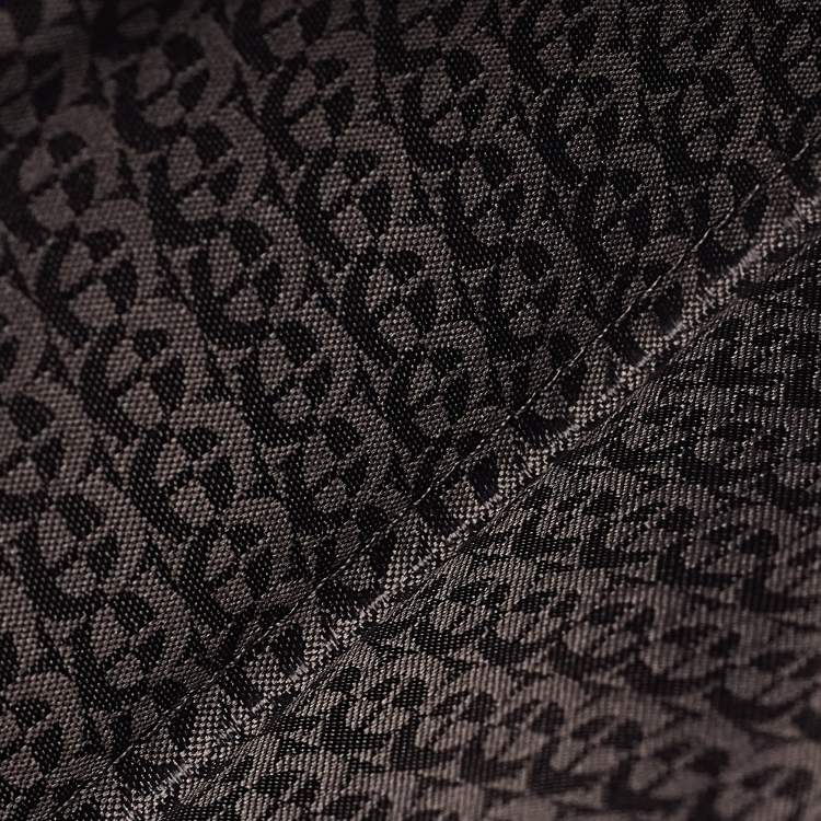 Pre Owned Aigner Beige/Indigo Monogram Canvas and Leather Cavallina assel Continental Wallet
