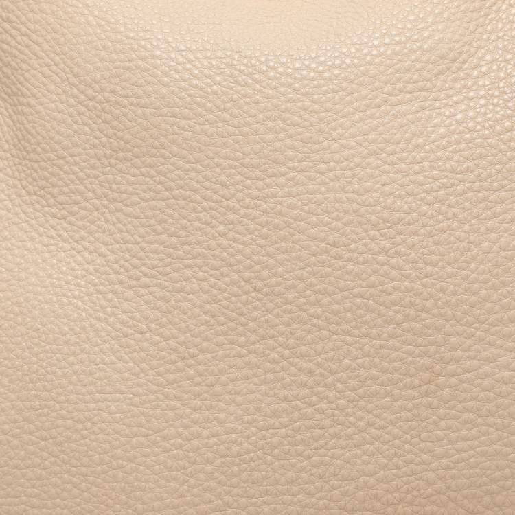 Pre Owned Aigner Beige Leather Hobo 