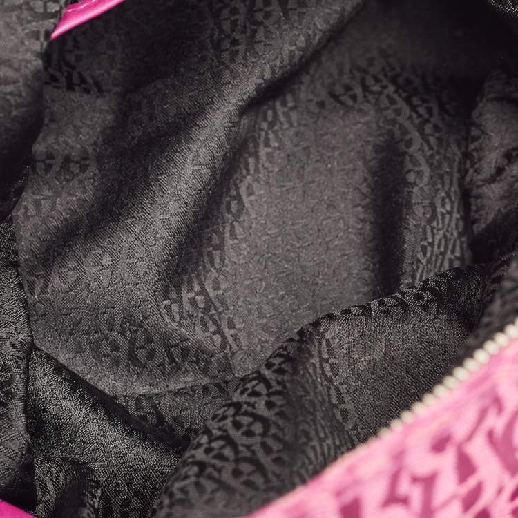 Pre Owned حقيبة يد توتس أيغنر فوشيا نايلون بسحاب علوي