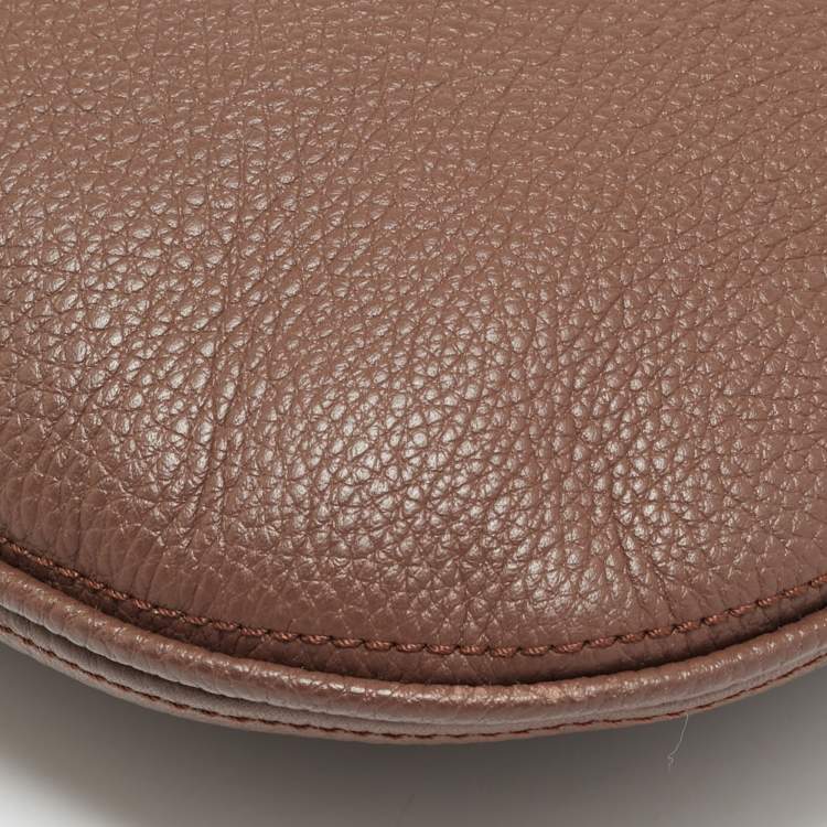 Pre Owned Aigner Selena Brown Leather Hobo