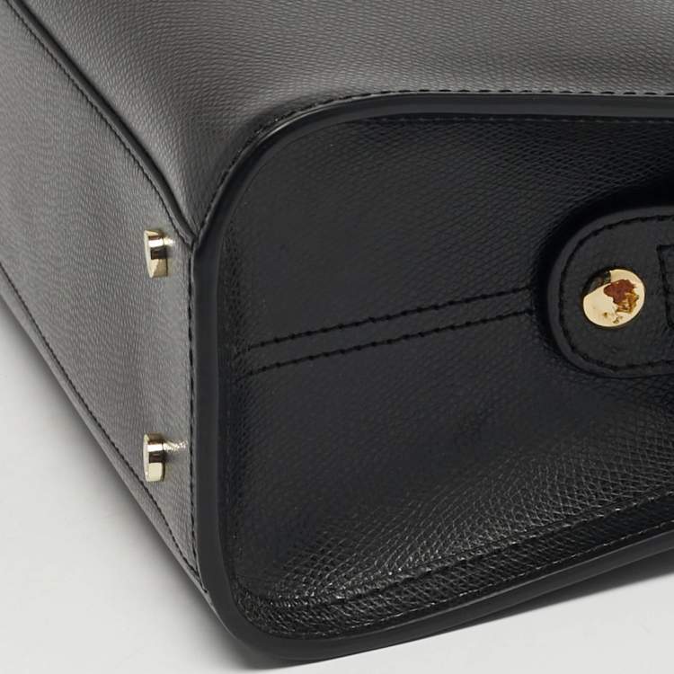 مملوكة مسبقًا Aigner Carol Mini Black Leather Tote