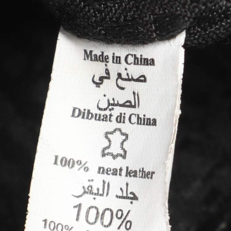 Pre Owned Aigner Black Leather Satchel