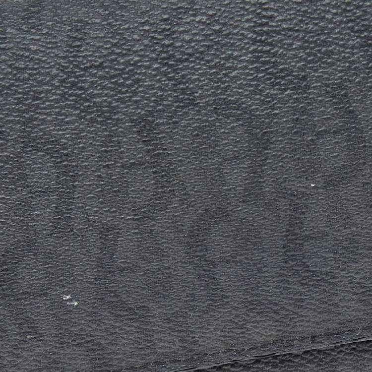 Pre Owned Aigner Grey Monogram Leather Wallet