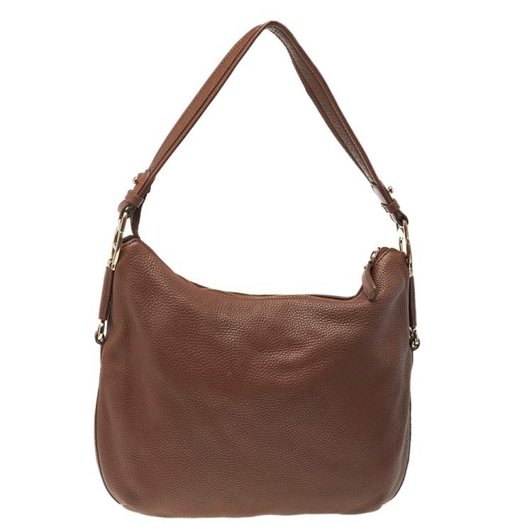 Pre Owned Aigner Brown Leather Hobo