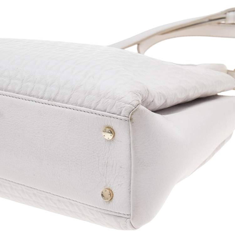 Pre Owned Aigner Beige Leather Olivia Tote