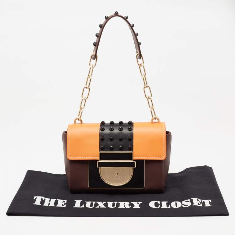 مملوكة مسبقًا Aigner Multicolour Leather Candice Shoulder Bag
