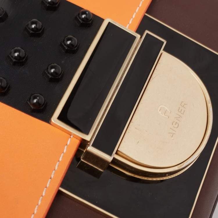 مملوكة مسبقًا Aigner Multicolour Leather Candice Shoulder Bag