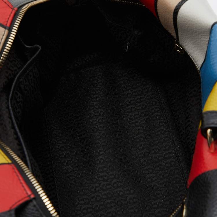 Pre Owned Aigner Multicolour Leather Kaia Dada Tote