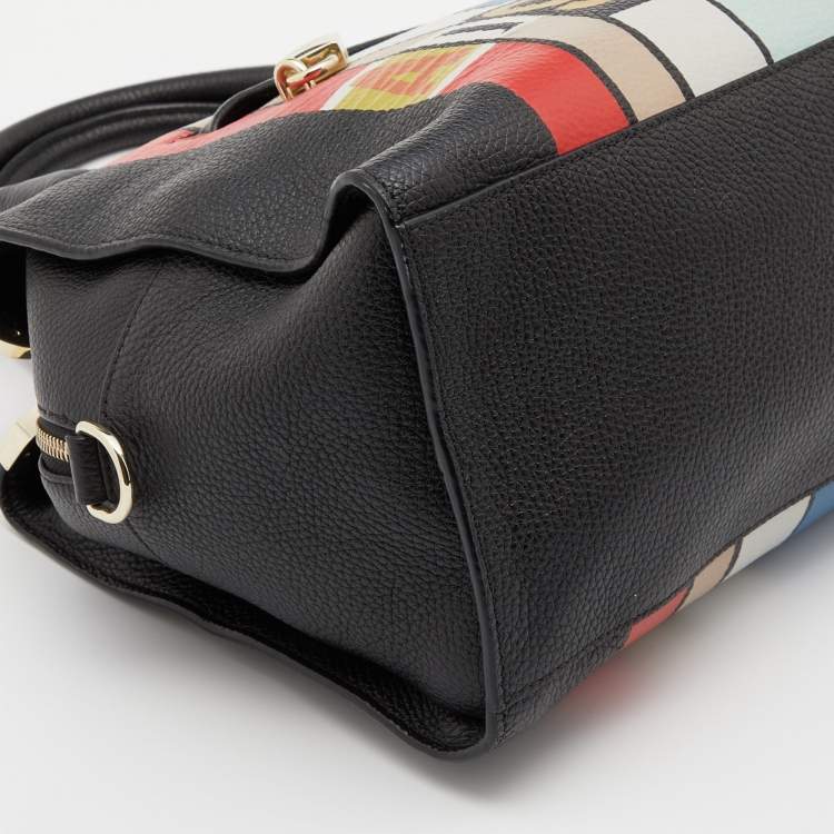 Pre Owned Aigner Multicolour Leather Kaia Dada Tote
