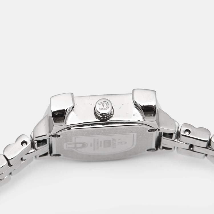 Pre Owned Aigner Mother Of Pearl Stainless Steel Galba A118200 Women's Wristwatch 20 mm