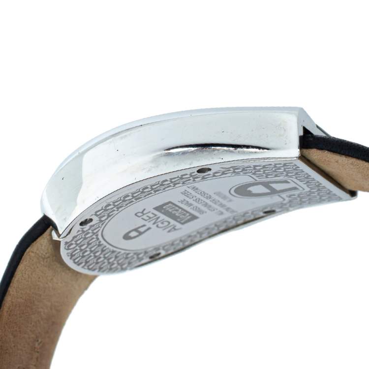 Pre Owned Aigner Mother of Pearl Gold Plated Stainless Steel Venezia A39200 Women's Wristwatch 36 mm