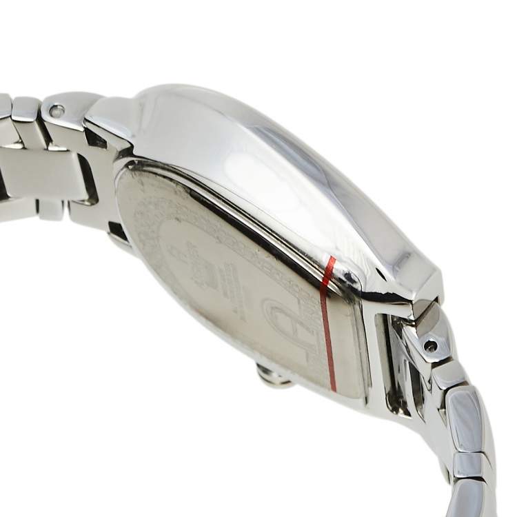 Pre Owned Aigner Mother of Pearl Stainless Steel Messina A40200 Women's Wristwatch 29 mm