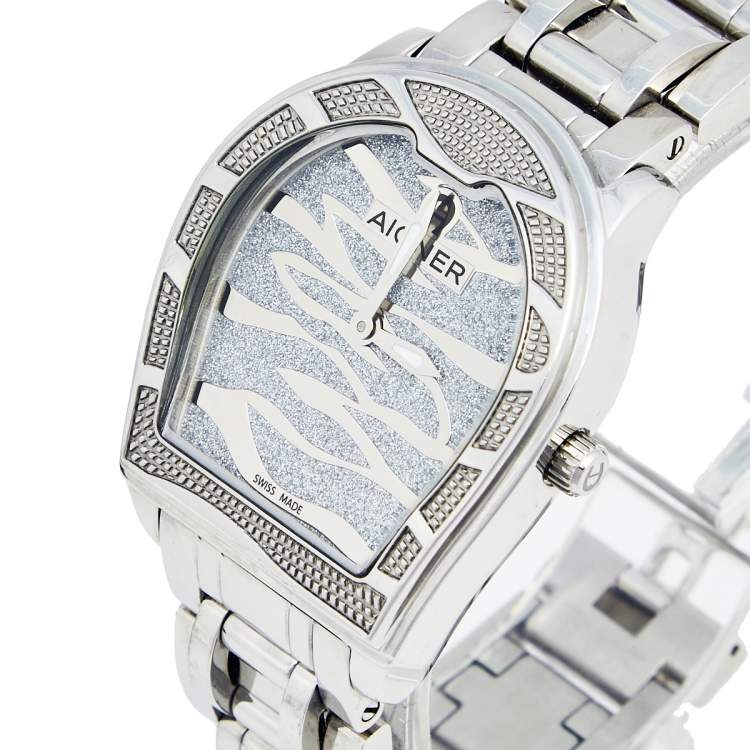 Aigner Silver Stainless Steel Verona A48100 Women s Wristwatch 33