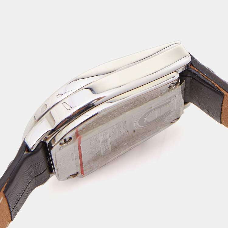 Pre Owned Aigner Silver Stainless Steel Verona Nuovo A22200 Women's Wristwatch 24 mm 