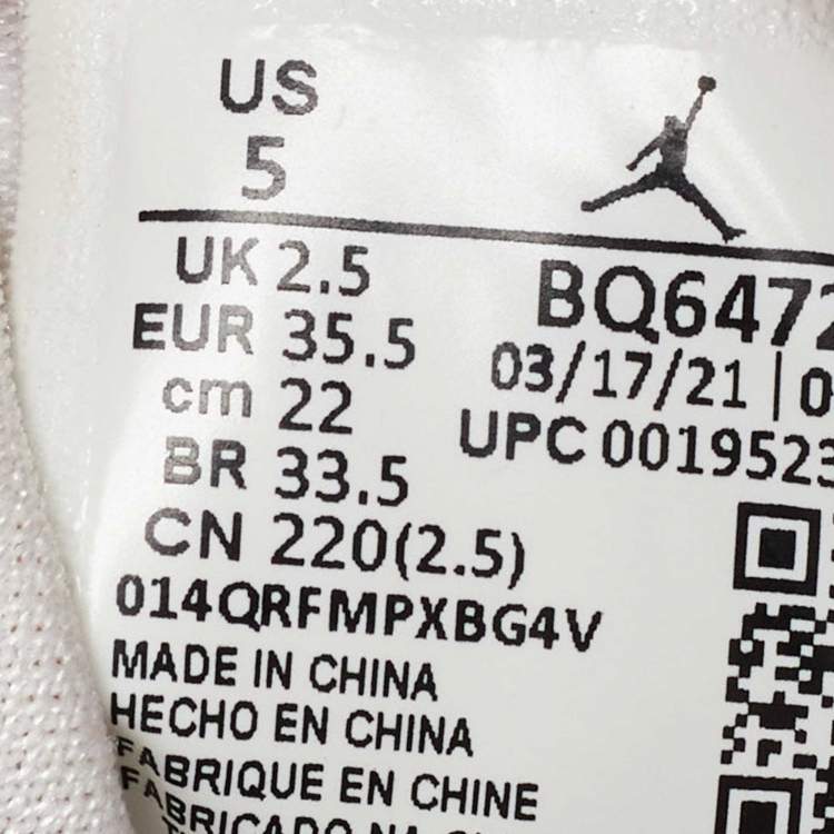 Pre Owned Air Jordans Grey/White Leather Air Jordan 1 Mid Wolf Grey Sneakers Size 35.5
