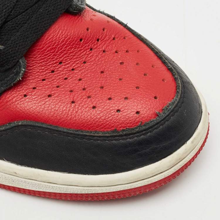 Pre Owned Air Jordans Multicolor Leather Jordan 1 Retro High NC to Chi Sneakers Size 41 