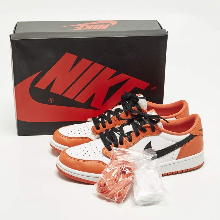 Pre Owned Air Jordans Jordan 1 OG Starfish Size 44.5 Multicolor Leather Low Top Sneakers