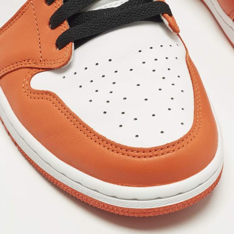 Pre Owned Air Jordans Jordan 1 OG Starfish Size 44.5 Multicolor Leather Low Top Sneakers