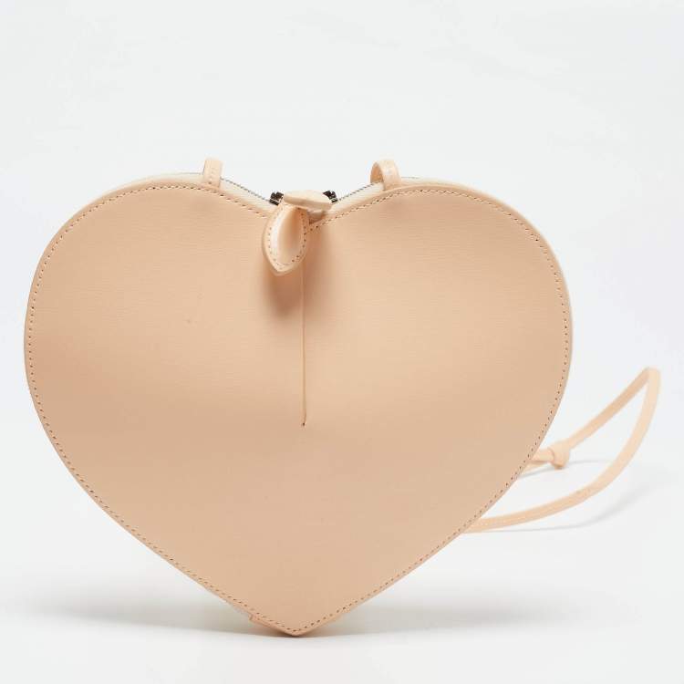 Pre Owned Alaïa Beige Leather Le Coeur Shoulder Bag