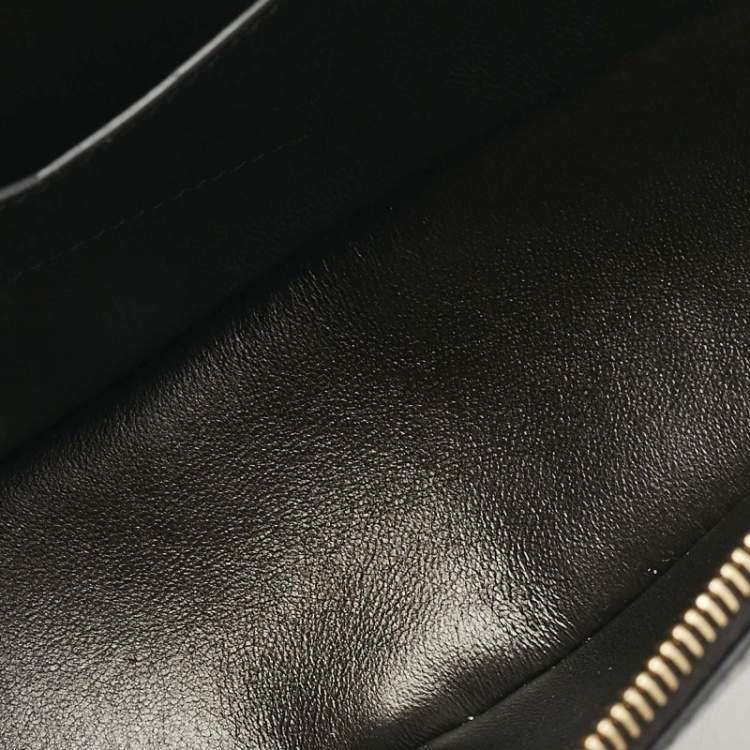Pre Owned Alaia Black Leather Le Demi-Coeur Shoulder Bag