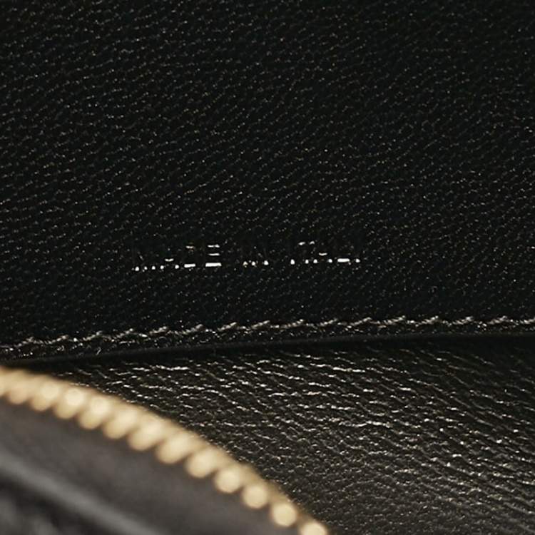 Pre Owned Alaia Black Leather Le Demi-Coeur Shoulder Bag