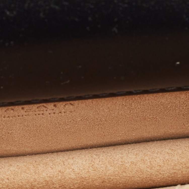 Pre Owned Alaia Black Leather Mini Le Papa Shoulder Bag