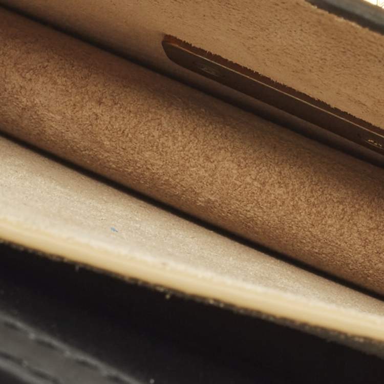 Pre Owned Alaia Le Papa Mini Black Leather Crossbody Bag