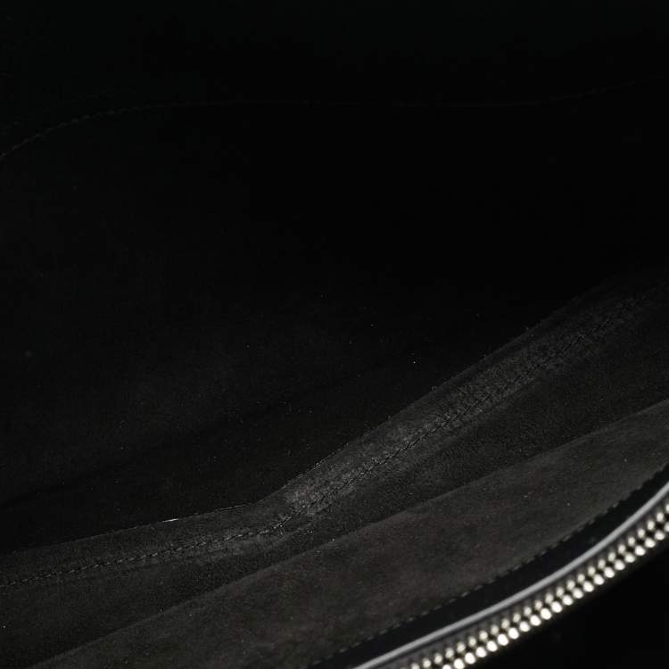 Pre Owned Alaia Le Teckel Flap Black Leather Tote