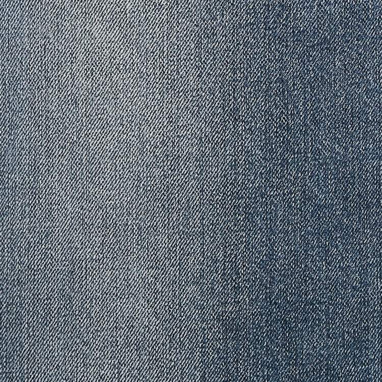 Pre Owned Alaia Blue Washed Denim Zip-Up Midi Skirt M