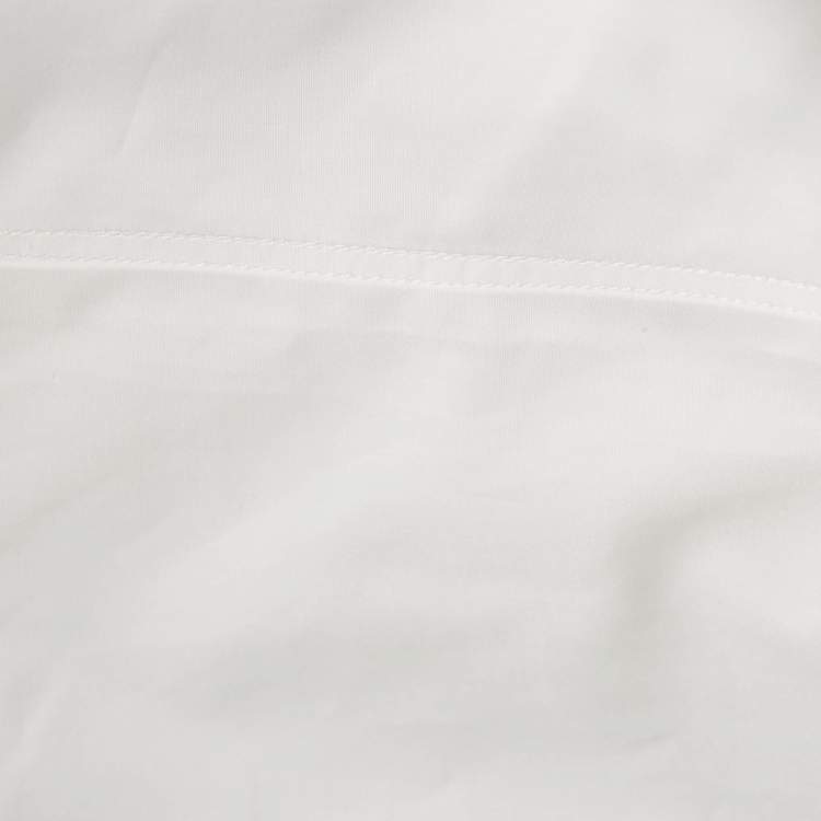 Pre Owned Alaia White Cotton Long Sleeve Shirt S
