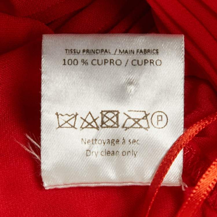 Pre Owned Alaia ÉTÉ  Edition Red Jersey Cut-Out Flared Mini Dress M