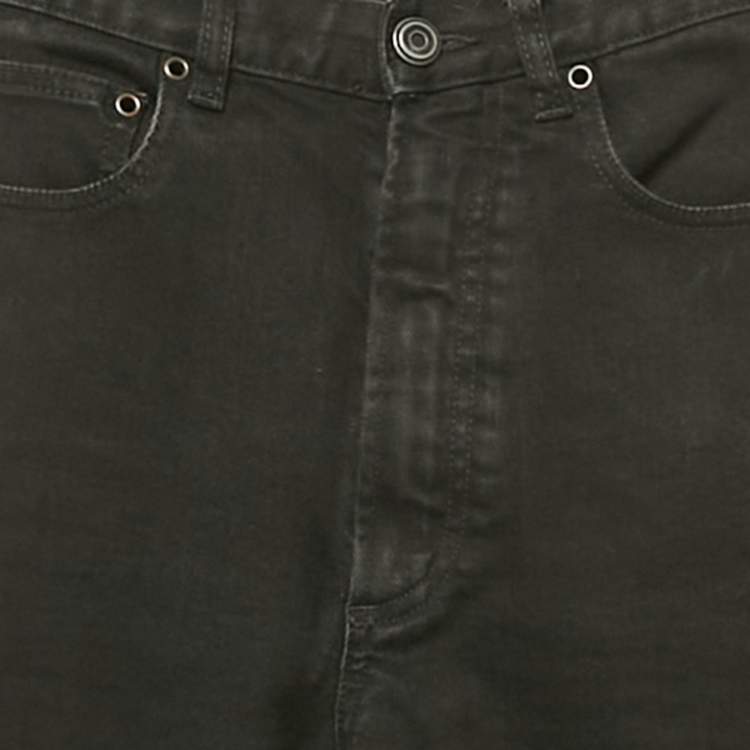 Pre Owned Alaia Black Denim High Rise Jeans S