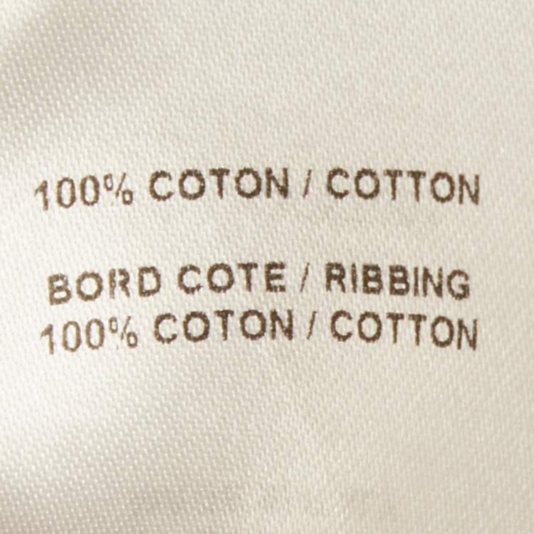 Pre Owned Alaia White Cotton Dickey Bodysuit S