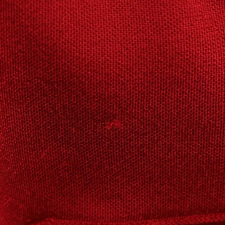 Pre Owned Alaia Red Jersey Mini Dress S