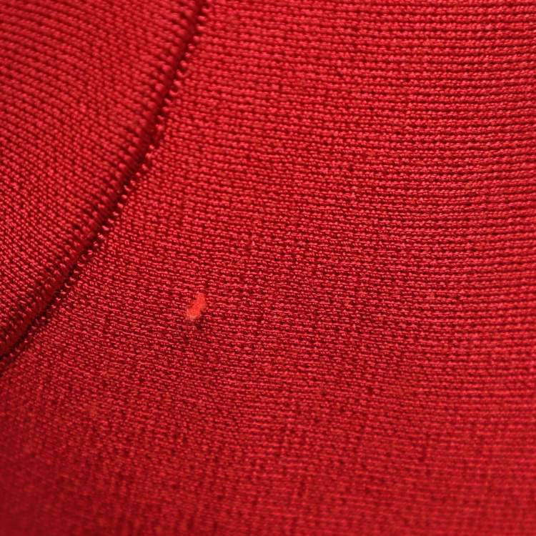 Pre Owned Alaia Red Jersey Mini Dress S