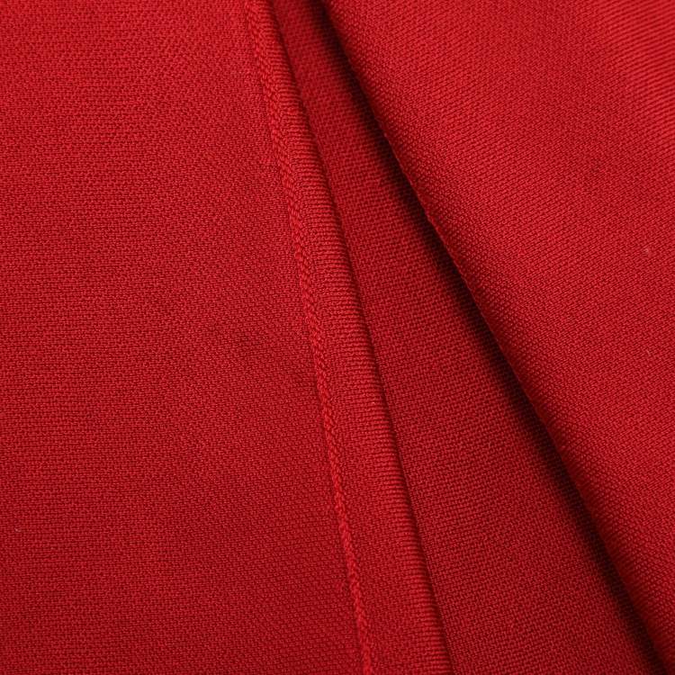 Pre Owned Alaia Red Jersey Mini Dress S