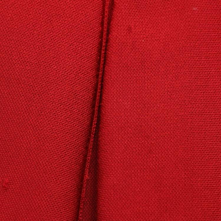 Pre Owned Alaia Red Jersey Mini Dress S