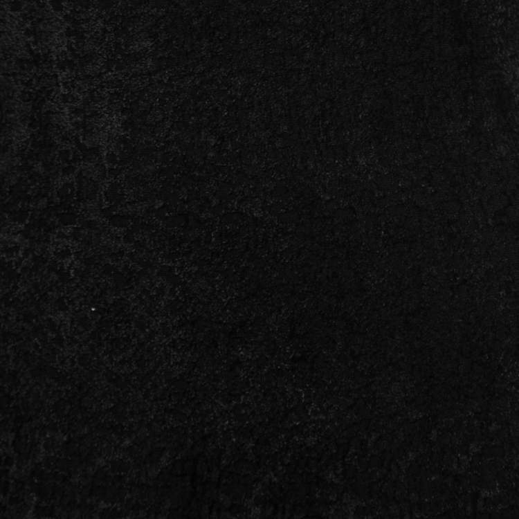Pre Owned Alaia Black Textured Knit Flared Dress L