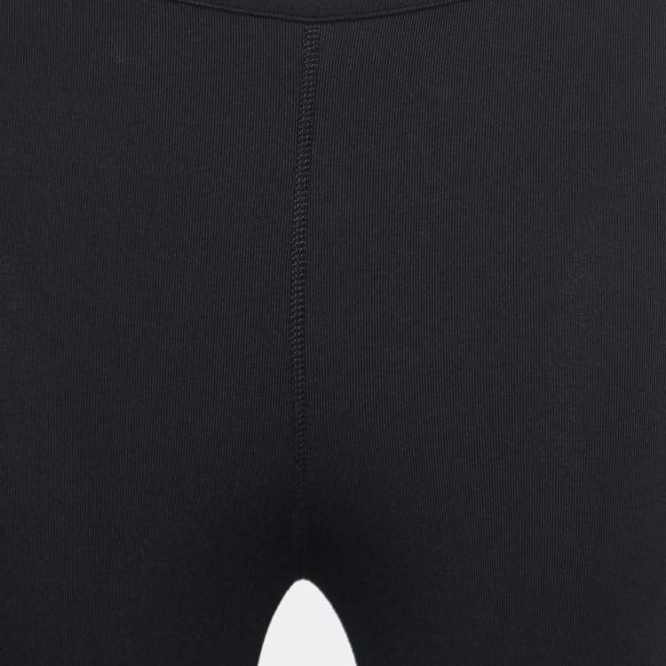Pre Owned Alaia Black Knit Leggings M