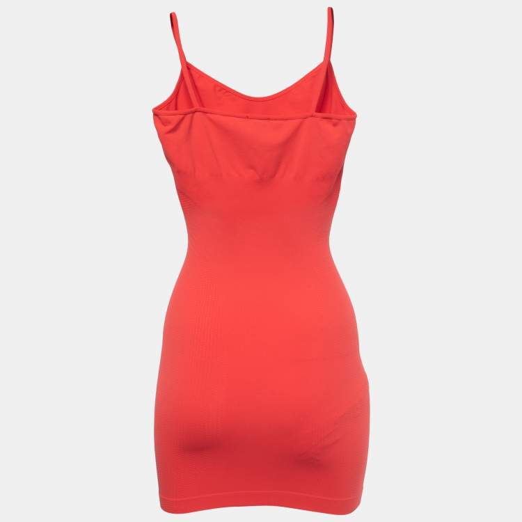 Pre Owned Alaia Coral Red Knit Camisole M