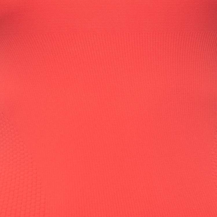 Pre Owned Alaia Coral Red Knit Camisole M