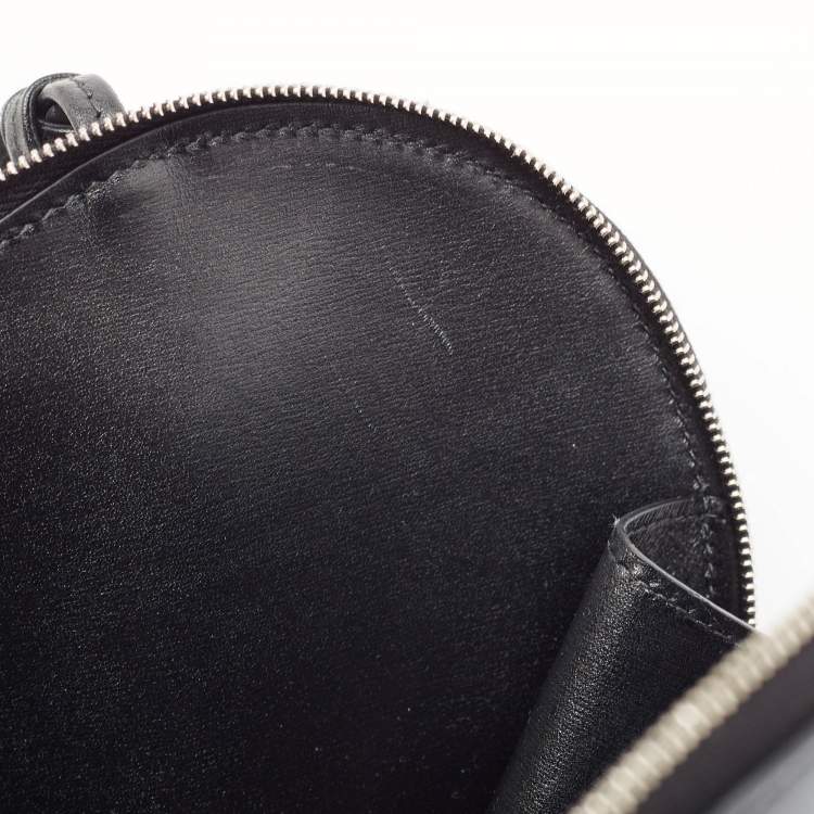 Pre Owned Alaia Black Leather Le Coeur Crossbody bag