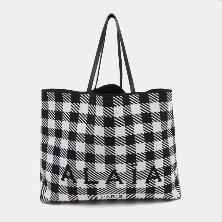 新品未使用　ALAÏA　CANVAS TOTEBAG ALAÏA | Canvas Leather Hand Tote Bag | Women | Lane Crawford