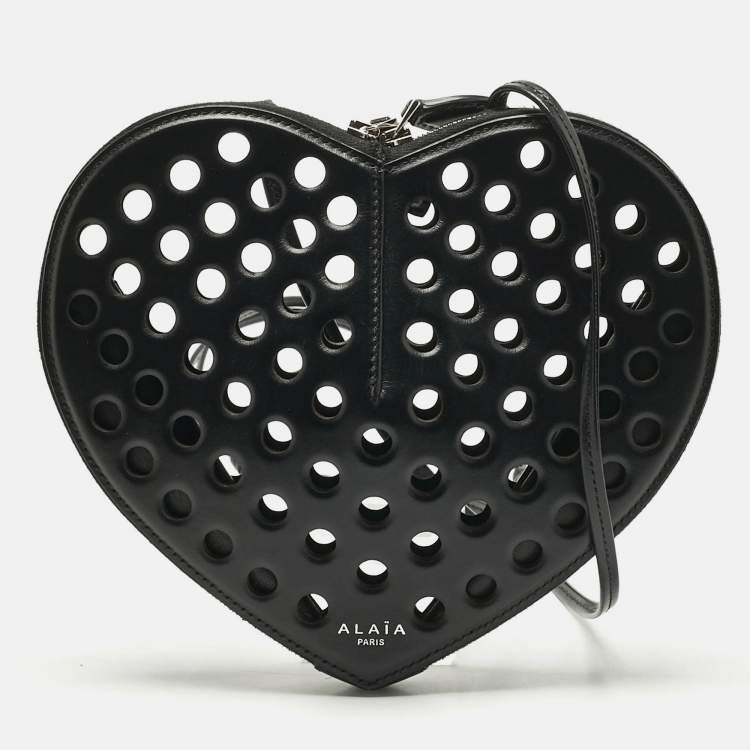 ALAIA LE CUR SHOULDER BAG IN LUX LEATHER